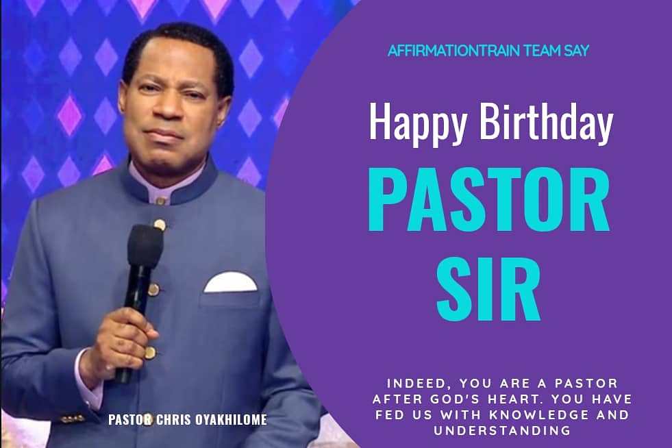 happy birthday pastor chris messages